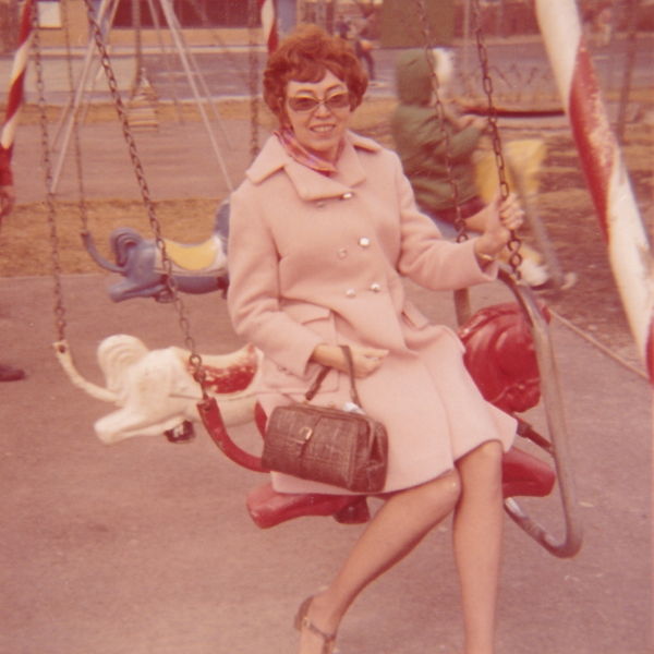 Helen on swing