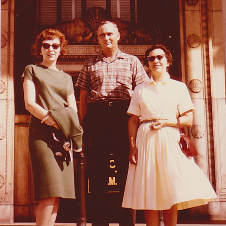 Helen with her brother Stanley and his wife Dorothy