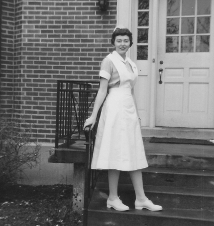 Helen as a nurse circa 1960